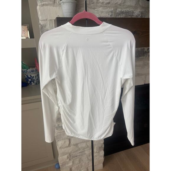 CALIA Women's Pure White Long Sleeve Rashguard Size L - Picture 3 of 7